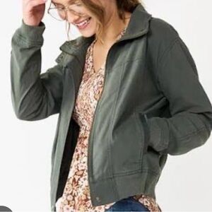 Women's Olive Utility Jacket